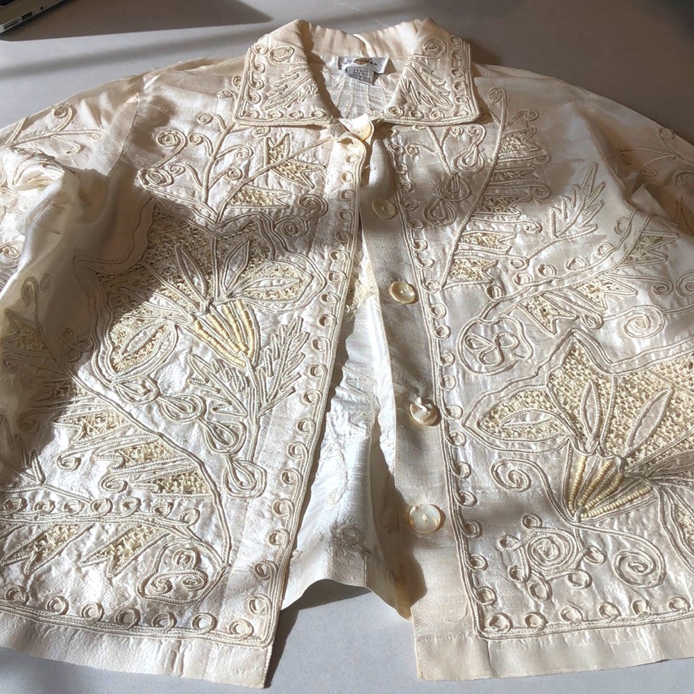 100% Silk - Lightweight Jacket - image 1